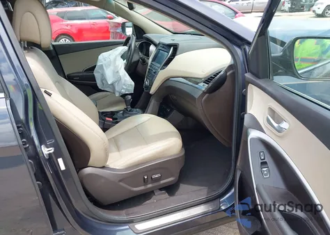 2017 Hyundai Santa Fe Sport 2.4L из США, поврежденный, VIN 5XYZU3LBXHG397362